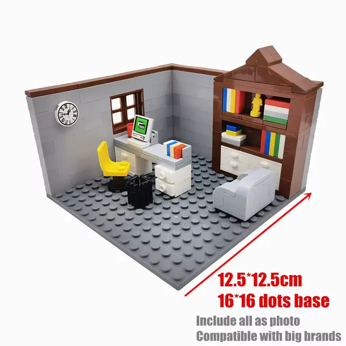 Maison de ville blocs de construction jouets pour enfants garçons fille bricolage cadeaux MOC brique