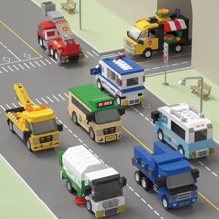 8 jouets puzzle, blocs de construction