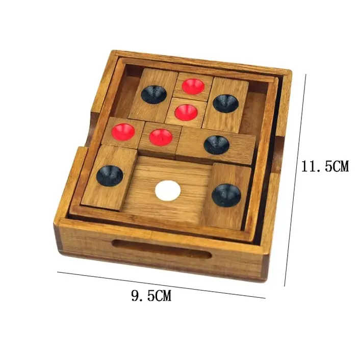 Huarong Dao Puzzle : Jeux de stratégie, jouets de réflexion logique, casse-têtes en bois pour adulte