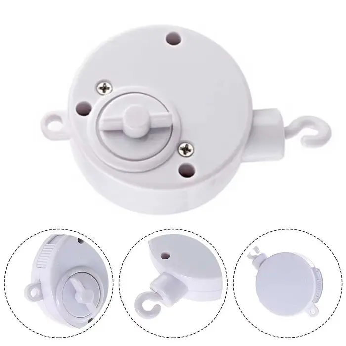 Cloche rotative pour bébé, boîte à musique à remonter, berceau Mobile pour bébé, cloche de lit, mouv