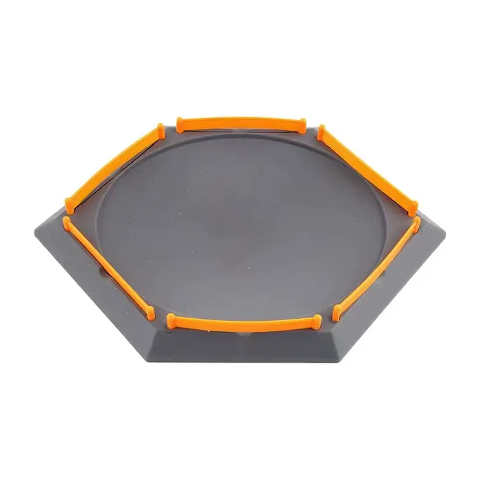 Gyroscope Arena Plate-forme circulaire/hexagonale en plastique Jeux de table pour enfants Plate-form