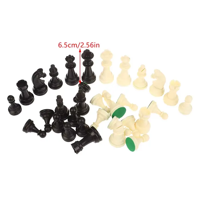 Jeu d'échecs roi échecs haut 95mm 75mm 65mm jeu d'échecs médiéval pas d'échiquier 32 pièces d'échecs