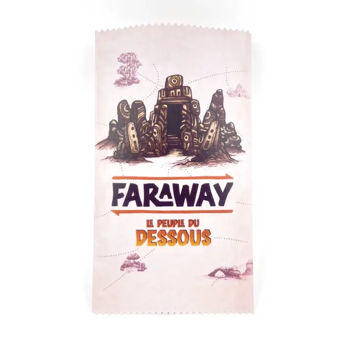 Jeu de société anglais FARAWAY |   Jeu de base de 113 cartes | Extension de 17 cartes | Jeu de fête 