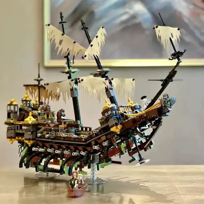 Ensemble de blocs de construction de bateau pirate impérial des Caraïbes, 2294 pièces, modèle de nav