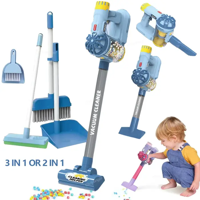 Ensemble de jouets d'aspirateur électrique de Simulation pour enfants