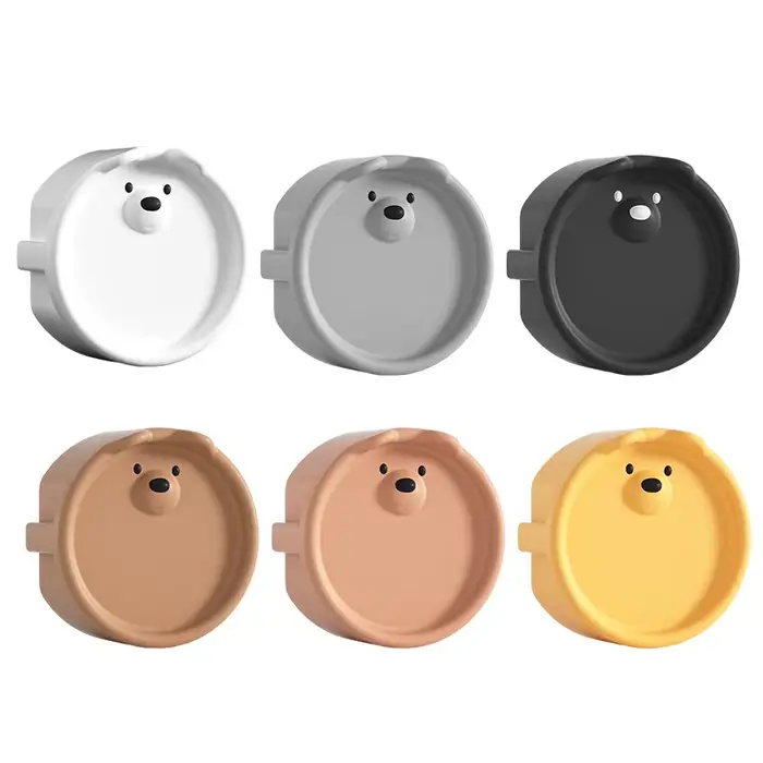 5 pièces bébé Protection de sécurité prise housse de Protection mignon dessin animé enfants Silicone