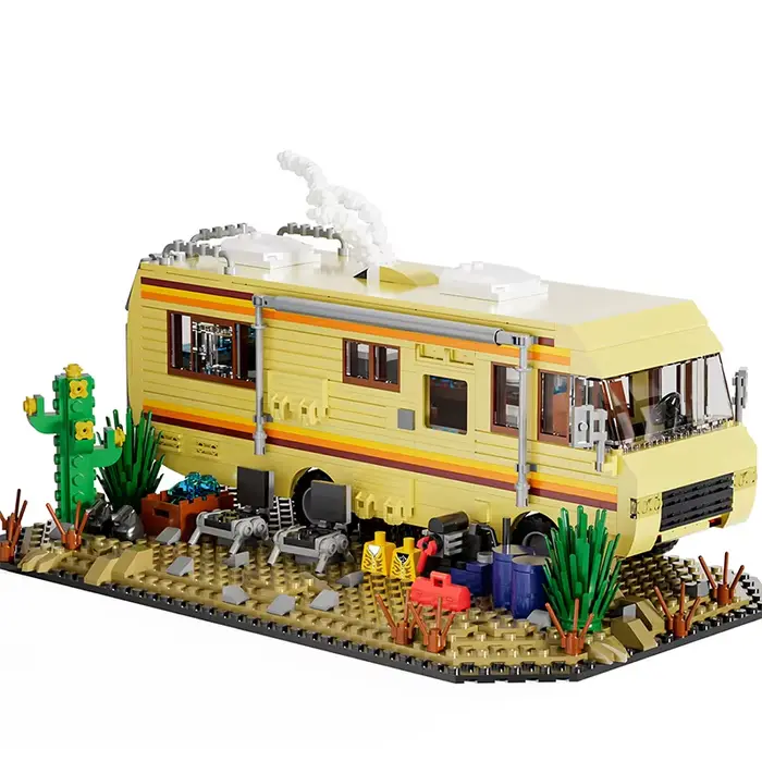 Blocs de construction de modèle de voiture de Bus de camping-car d'aventure de Breaking Bad RV technique adaptés au