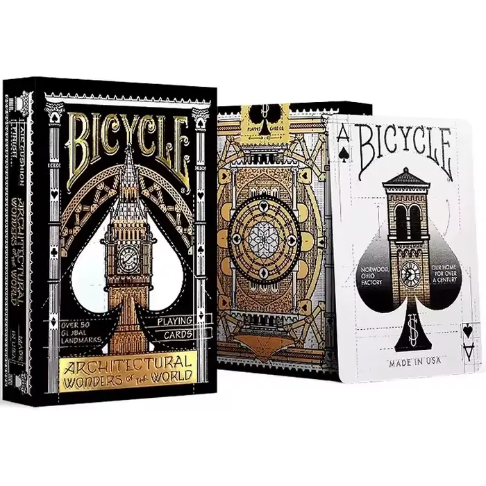 Jeu de cartes Architectural Wonders of the World illustrées de monuments célèbres pour passionnés d'architecture et collectionneurs occasions spéciales