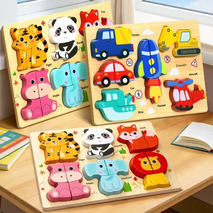 Jouets en bois Montessori