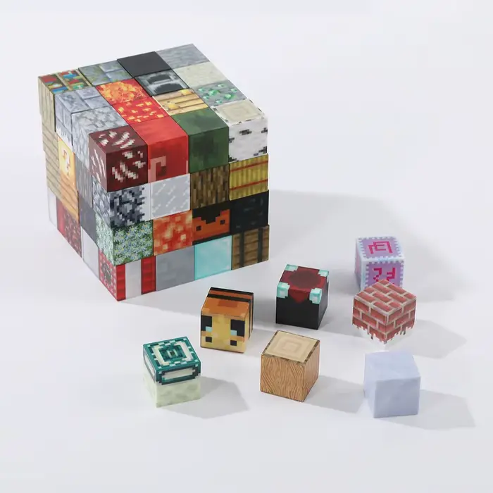 Blocs magnétiques - Construisez votre monde magnétique - Cubes magnétiques - Jouets de construction 