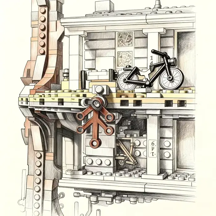 La Série de Films Classiques : La Maison Réversible, Figurine de Construction Puzzle de 2287 Pièces – Parfait pour les cadeaux de fêtes.
