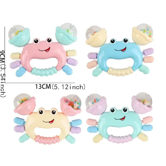 Hochet de Couleur Aléatoire pour Bébé de 0 à 36 Mois, Jouets de Développement Précoce, TeWindsor, 1 