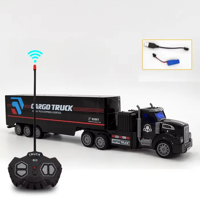 Camion Rc voitures jouets robustes camions télécommande semi-remorque Construction camion électrique