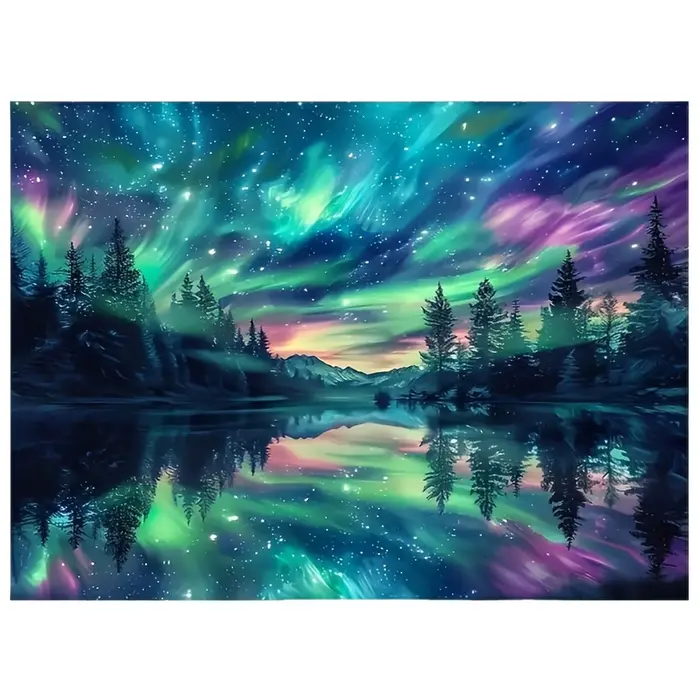 Puzzle pour adultes, 1000 pièces, Mini conception rectangulaire extrêmement stimulante qui brille da