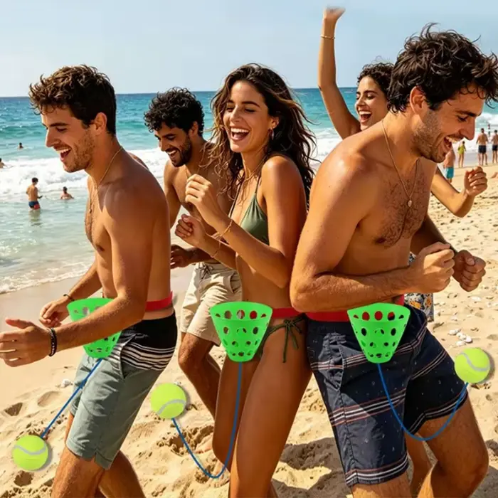 Jeu interactif de capture de balles avec seau à bascule, multijoueur, pour la coordination œil-taille, jeu amusant