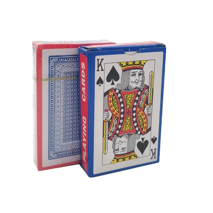 Cartes à jouer, format poker, index standard, cartes pour le Blackjack, l'Euchre, le Canasta