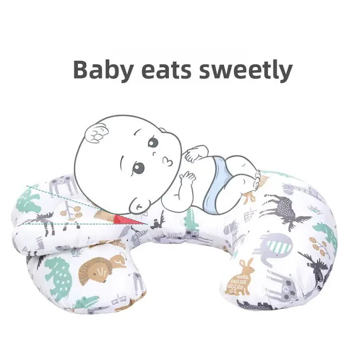 Coussin d'allaitement multi-usage pour bébé, coussin de maternité respirant et lavable pour maman, s