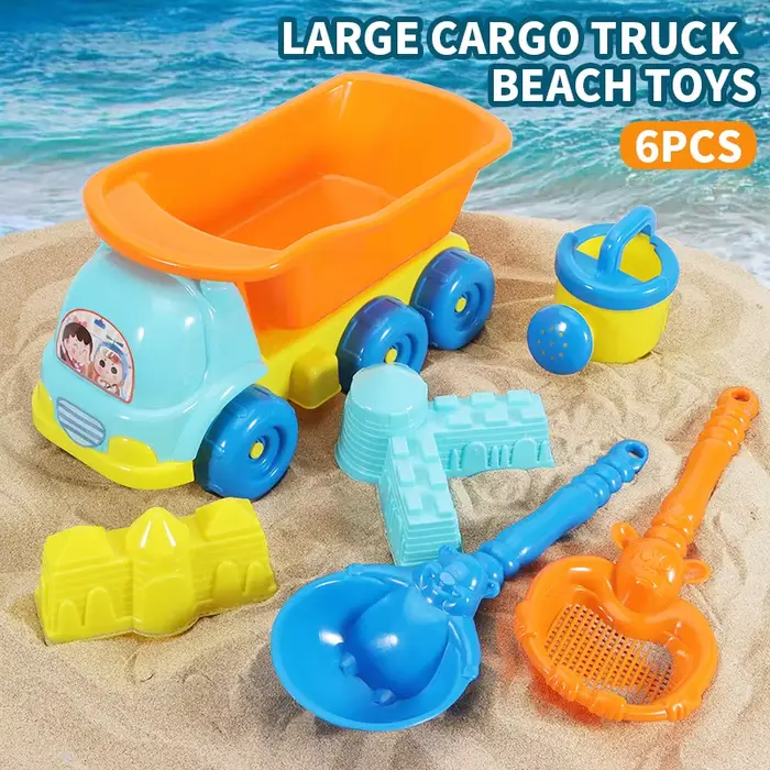 Ensembles de jeu de plage pour enfants avec camion bac à sable pelle moules d'animaux accessoires jeux aquatiques occasions spéciales été vacances enfants