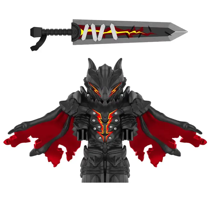Chevaliers de Table ronde médiévale à assembler des briques compatibles Berserk Guts Puzzle figurine