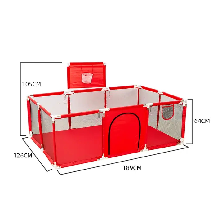 IMBABY - Grand parc d'activités pour enfants, enclos pour bébés, parc d'activités à motifs de dessin