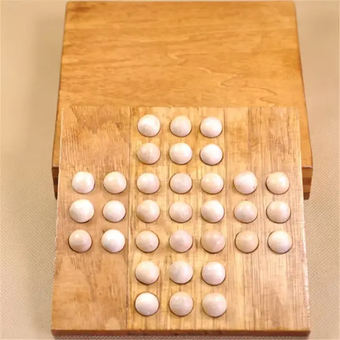 Défi solitaire classique de qualité supérieure, jeu de Teaser d'esprit de qi Noble, Puzzle de planch