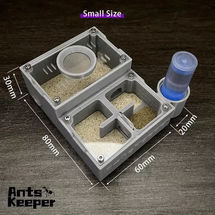 【Ants Keeper】Fermes de conception originale avec séparation sèche-humide Nid de maison AntHill à qua