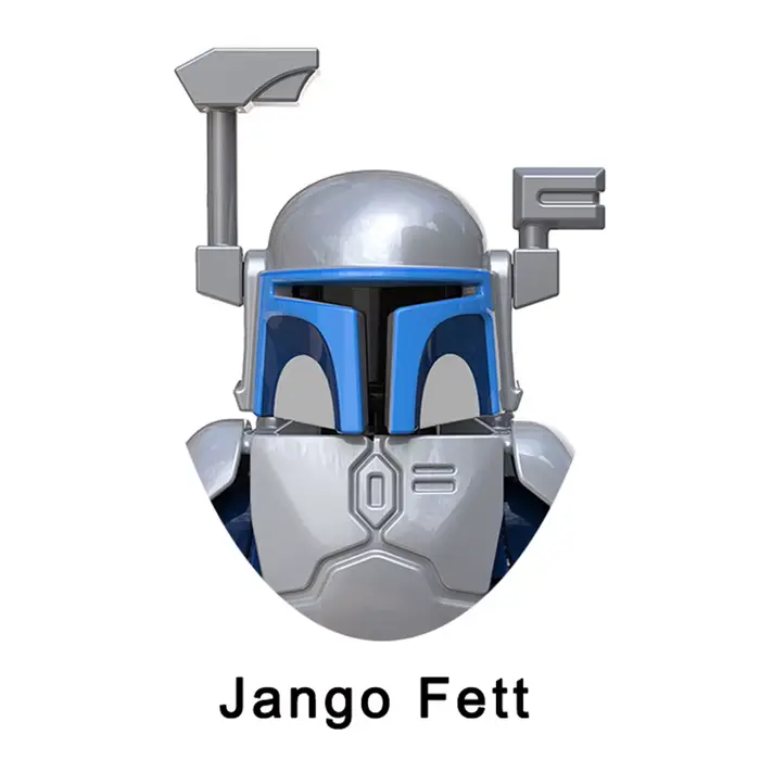 Din Djarin Boba Fett blocs de construction mandalorien Grogu bébé Yoda montre de mort Paz Vizla bo-k