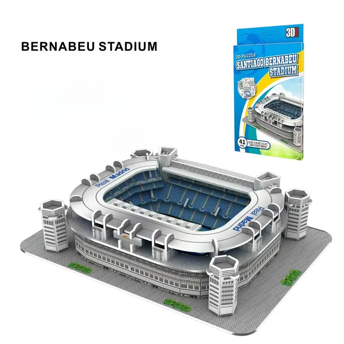 Puzzle de stade 3D Bernabeu Camp Nou Anfield, modèle de stade de football de ligue de stade, jouets 