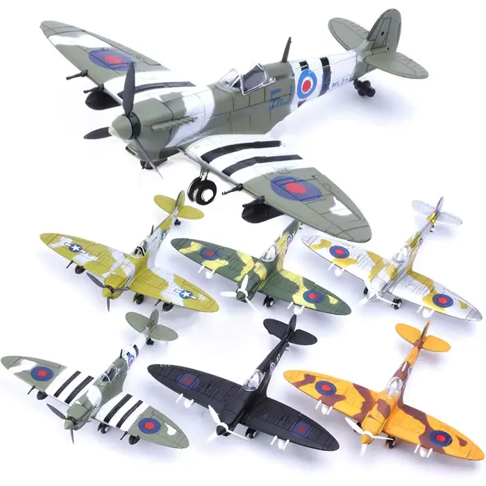 22 cm 4D bricolage jouets combattant assembler des blocs modèle de construction avion modèle militai