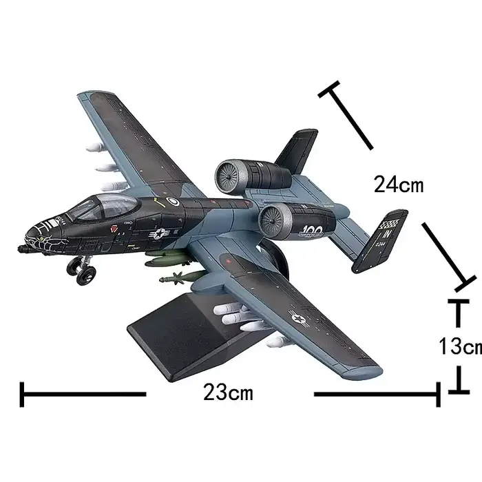Blocs de construction de la série militaire A-10 Thunderbolt II, avion d'attaque de soutien modèle F