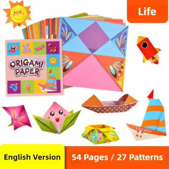 54 Pages Montessori jouets bricolage enfants artisanat jouet 3D dessin animé Animal Origami