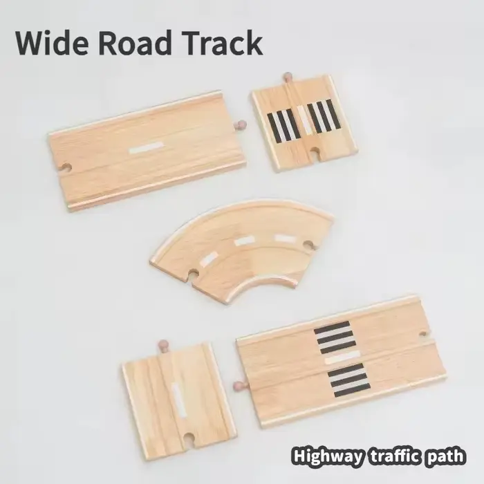 Jouets de voie de Train en bois à large route