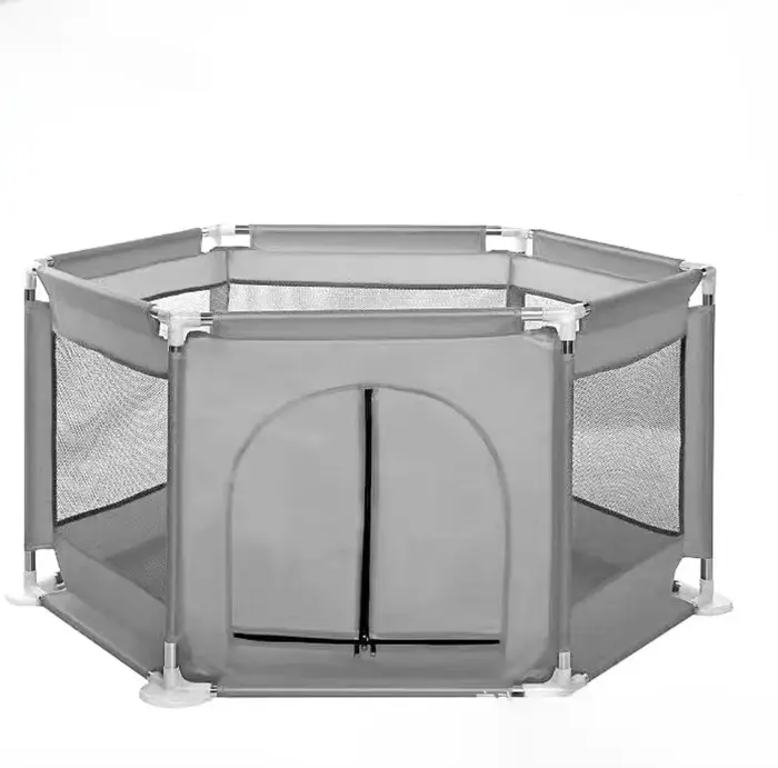 Parc de jeu portable pour bébés et tout-petits, clôture de sécurité pour bébé avec onglets de nervur