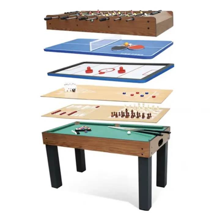 Table de jeu multifonctionnelle de 1.4M, Table de billard d'intérieur à combinaison multiple, Table 