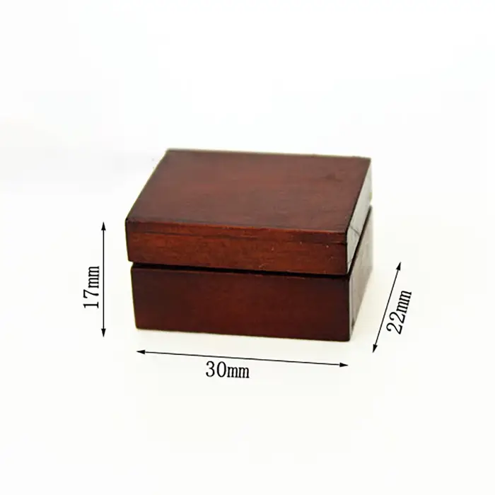 Boîte à bijoux Miniature en bois pour maison de poupée, modèle de collier de Simulation, Mini jouet,