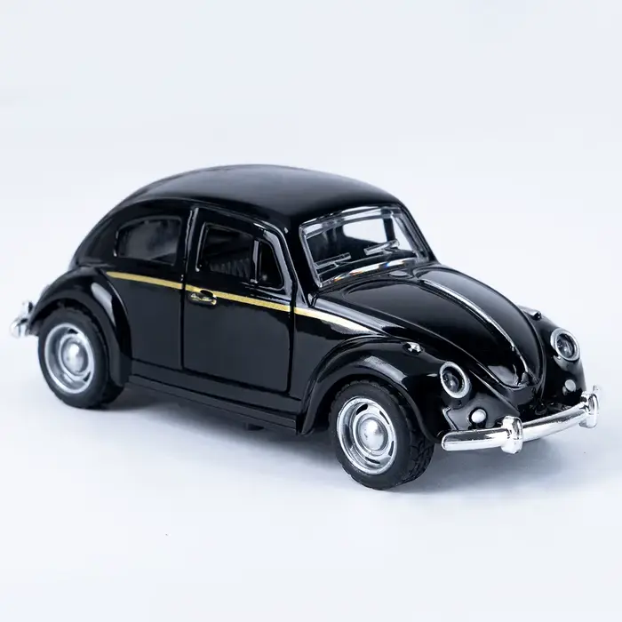 Classique 1: 36 tour alliage Double porte rétro coccinelle voitures modèle garçons et enfants jouets