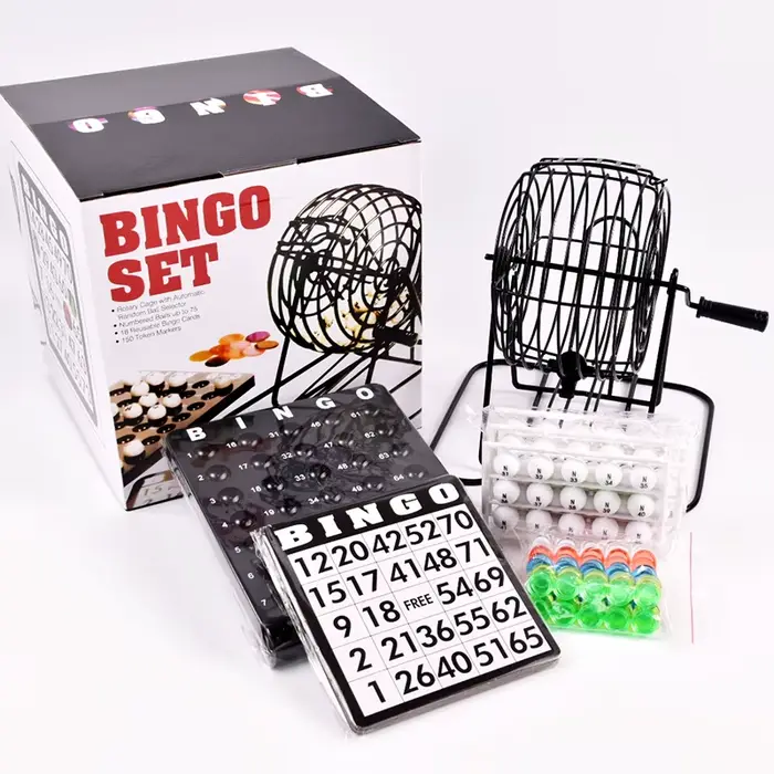 Ensemble de bingo de machine de loterie de 75 balles