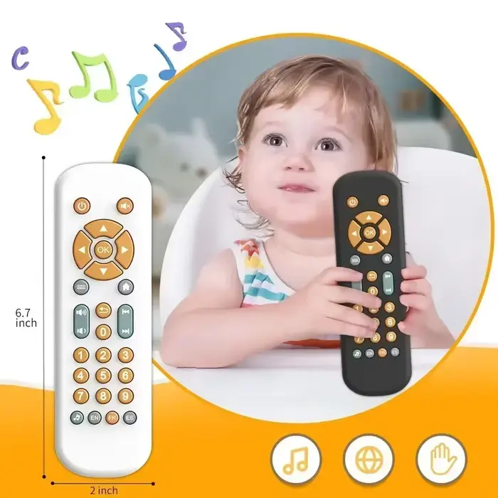 Jouets télécommandés de simulation TV pour bébé