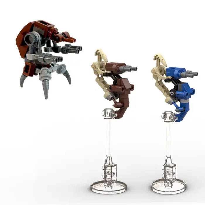 Les modèles de la série de robots miniatures de jouets de construction MOC - ces