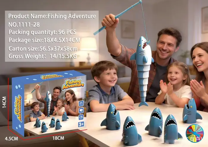 Jeu de pêche magnétique - Jeu de pêche magnétique à rythme rapide, jeu de société familial multijoue
