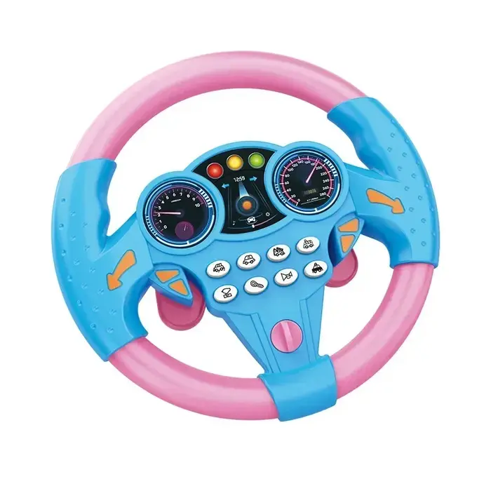 Volant de Simulation brillant pour bébé, jouet pour enfants, éducation précoce, copilote, poussette,