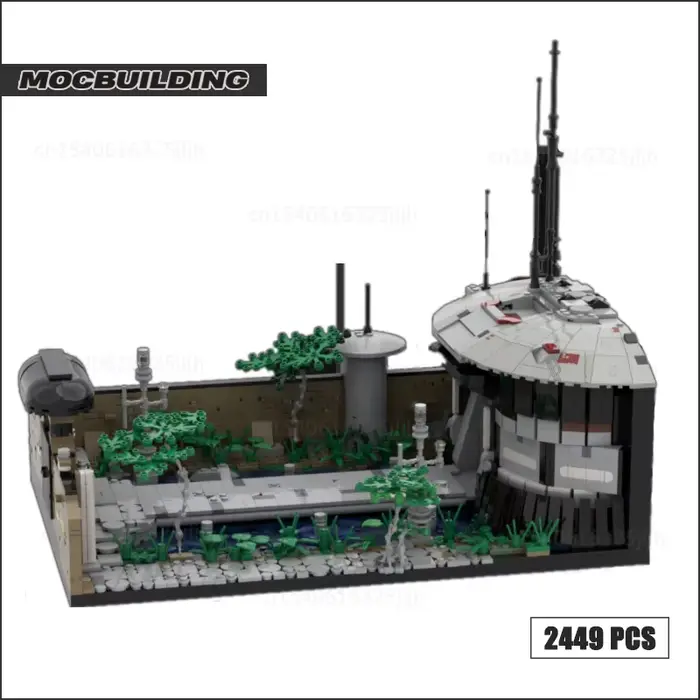 Scène de film le modèle de bataille Moc blocs de construction technologie d'architecture briques bri