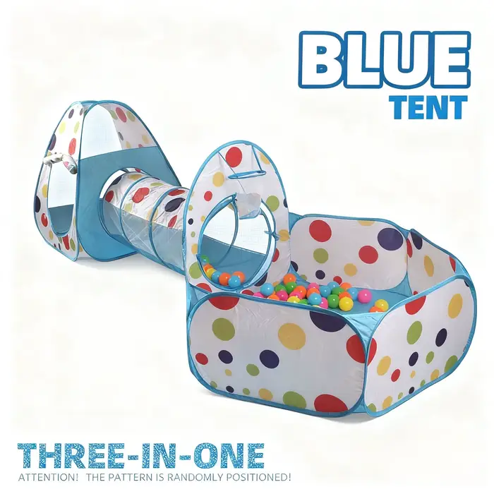 Tente de jeu pop-up RonHam motif pois pour enfants 0-3 ans, tente triangulaire, piscine à balles, tunnel de jeu, maison de jeu, cadeau parfait pour Noël et Halloween
