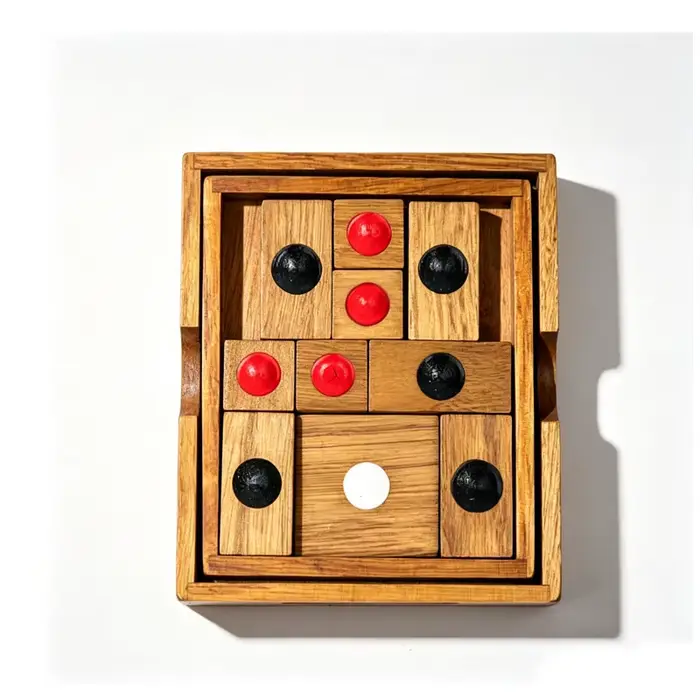 Puzzle classique HuaRongDao, blocs coulissants, casse-têtes en bois pour adultes et enfants, entraîn