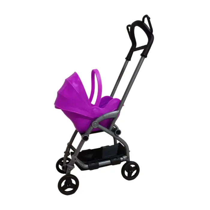 Poussette miniature jouet, poussette de poupée éducative de simulation pour jeu d'imitation, mobilie