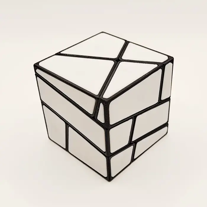 ZEPUZZLES Ghost Square-0 Cube SQ0 Cube de forme étrange, jouets de puzzle professionnels, Cubo Magic