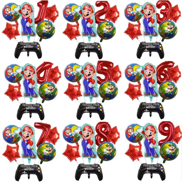Nouvel ensemble de ballons Mario