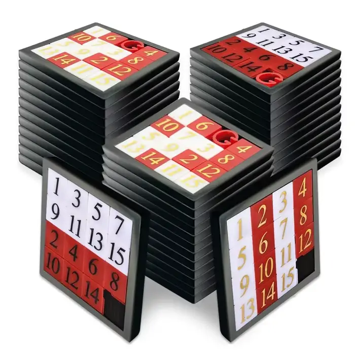 Puzzle coulissant numérique avec chiffres, casse-tête Huarong Road, test de qi, jouets éducatifs Montessori, prix abordable pour étudiants occasions spéciales