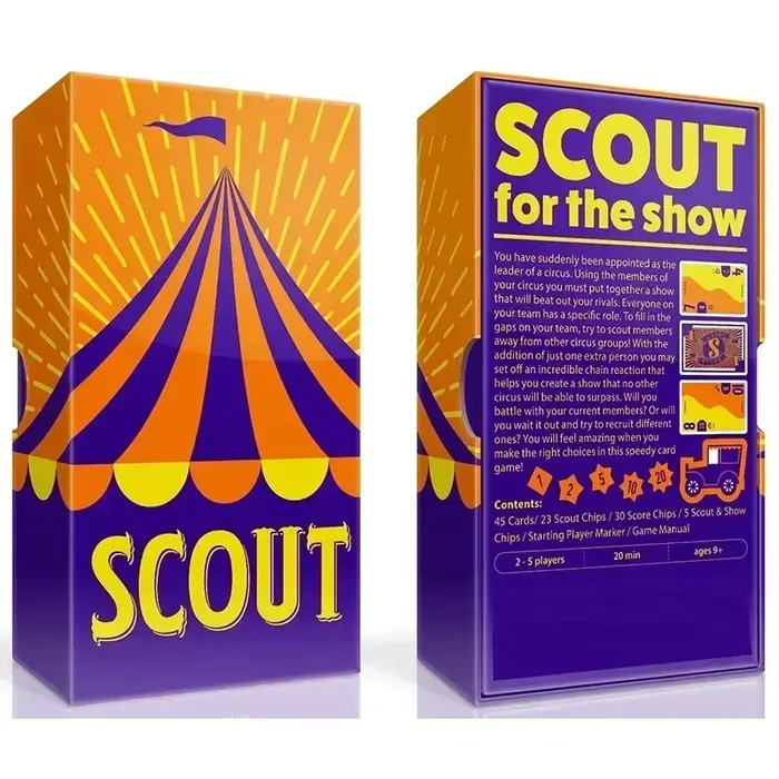 Jeu de cartes Moving Wild And Scout, jeu de société amusant pour toute la famille, pour adultes et e