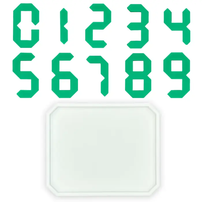 Puzzles en Silicone avec chiffres 0-9, blocs de Puzzle pour l'apprentissage des nombres et l'entraîn